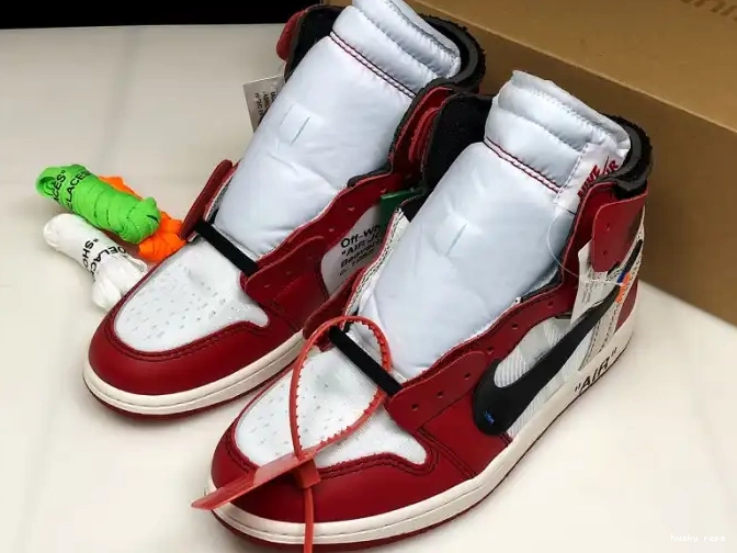 Cheap Husky Ten Off-White Retro Jordan Chicago Air 1 AA3834-101 The 0512